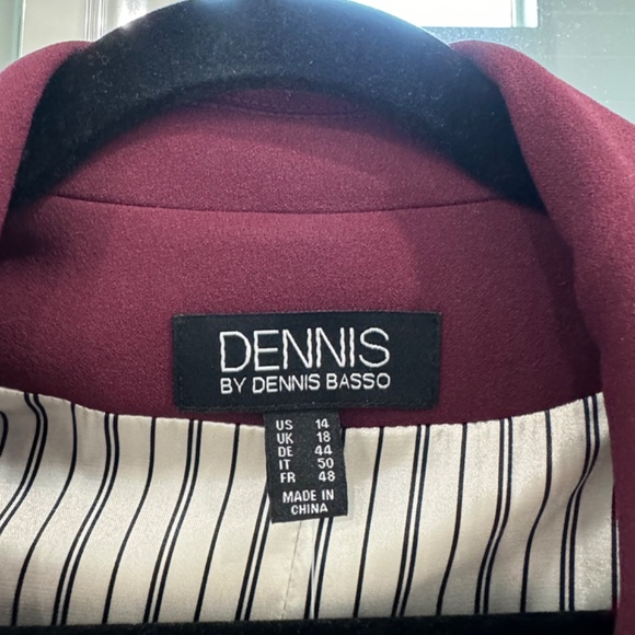 Dennis Basso Luxe Crepe Notched Collar Blazer - Picture 3 of 4